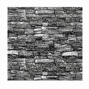 Papier peint géométrique 3D moderne en PVC de haute qualité, imperméable, résistant aux chocs, auto-adhésif pour la maison, la chambre à coucher, la salle de sport, l'appartement - Product Image 4