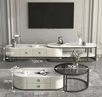 Ensembles de meubles de salon, tables basses en métal, tables basses modernes de luxe, meuble de table basse salon, table basse en verre