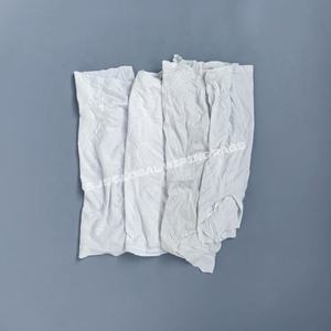 Trapos de Limpieza Industriales Reciclados, Trapos de Camiseta 100% Algodón, Trapos Industriales Blancos, Fuerte Absorción de Agua y Aceite - Product Image 1