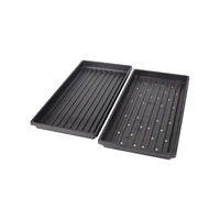 Plateaux pour micro-légumes extra résistants, plateaux de germination de graines peu profonds 1020 avec trous pour micro-légumes et blé.