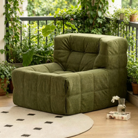 Fauteuil convertible modulaire à compression à prix abordable, en mousse à mémoire de forme haute densité, élégant, inclinable, avec éponge douce