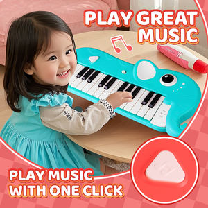 ของเล่นเปียโนไฟฟ้าสำหรับเด็กวัยหัดเดินมี25เพลงสาธิต/ไฟของเล่นคีย์บอร์ดเปียโนไฟฟ้าสำหรับเด็กวัย3 + - Product Image 2
