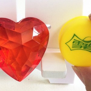 Juguete de acrílico con forma de corazón, recompensa para niños, regalo, juego de caza del tesoro, equipo de actividades - Product Image 3
