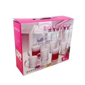 Tasses en <span class=keywords><strong>verre</strong></span> de cristal de rose multi-usages réutilisables 201-300 ml, art moderne fait à la main, design unique pour le café, le thé, le lait, la bière - Product Image 2