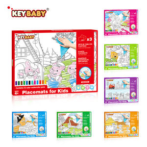 Keybaby PP Alas gambar kustom alas mewarnai anak alas dapat dicuci dapat digunakan kembali untuk mainan edukasi anak-anak - Product Image 2