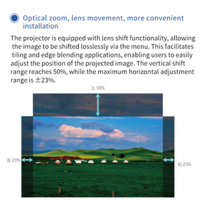 4K Laser High-brightness <b>Projector</b> for Business&Education&Large Venues Manual Built-In <b>Speakers</b> 6000-6500 Lumens VLU653SH 4K 3LC - Product Image 4