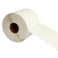 Autocollant thermique mini pour étiquettes d'expédition, transparent, personnalisé avec logo, brillant, 3 protections, 100*50 MM