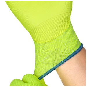 Gants de travail de sécurité XINGYU HPPE A3 13G enduits de PU, résistants aux coupures EN388 niveau <span class=keywords><strong>3</strong></span>, respirants, antidérapants, pour la construction, le bois et le métal - Product Image 6