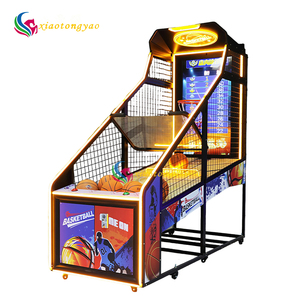 Máquina de juego de tiro competitivo con pantalla LCD de 55 pulgadas para interiores, simulador de baloncesto deportivo con aceptador de billetes para centro de juegos metálico - Product Image 3