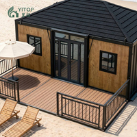 YITOP Casa Modular Prefabricada en Oferta, Vivienda Pequeña de 2 o 3 Dormitorios, Casa Móvil Prefabricada de 20 pies, 30 pies, 40 pies, Casa Contenedor Expandible Prefabricada