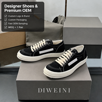 Chaussures de créateur de luxe pour hommes et femmes, baskets de marche en toile noire et blanche de haute qualité, nouveauté