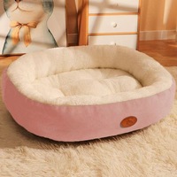 Lit pour chien et chat en peluche, universel quatre saisons, chaud en hiver, taille moyenne et grande, écologique et durable