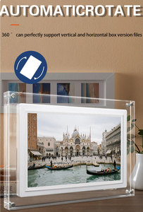 5 بوصة 4 جيجابايت إطار صور رقمي ذكي شاشة IPS تشغيل إلكتروني بشاشة عرض إطار خارجي أكريليك واي فاي MP4 - Product Image 6