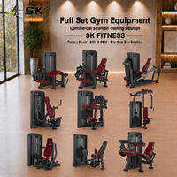 Máquinas de fuerza con sistema de pin SK, juego completo de equipos de gimnasio comerciales para centros de fitness, clubes, hoteles, venta al por mayor