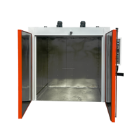 Four industriel à double porte, à air chaud, à convection forcée, pour séchage et chauffage, avec moteur électrique, pour silicone, matériel pharmaceutique, 300, à lots
