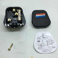 Cantell gros BS UK type G câblage prise électrique 3 broches avec prise industrielle d'alimentation fondue 13A haut