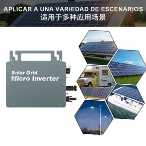 Microinversor Solar para Red Eléctrica de 550W con Salida Única, Control Wi-Fi, Inversor Solar MPPT - Product Image 4
