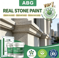 Peinture pour pierre véritable de qualité extérieure avec un mélange de grain de roche pour les projets de construction de centres de villégiature côtiers