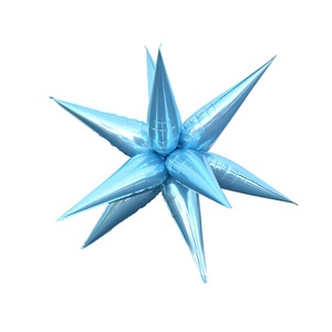 Party Rose Gold Silver Pink and Black Foil Explosion Star Shape <strong>Balloons</strong> Mylar Spike Cone Star Burst <strong>Explode</strong> Starburst <strong>Balloons</strong> - Product Image 4