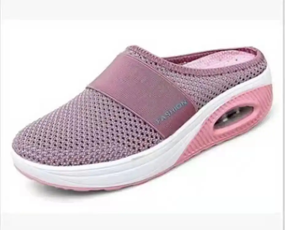 Holesale-zapatos informales antideslizantes para mujer, zapatillas transpirables de diseño agradable, de alta calidad