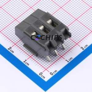 150-C-111/03 <b>Screw</b> Terminal <b>Block</b> P=5mm Connector ( Construction: 1x3P )( Pitch: 5mm )( Color: Gray ) - Product Image 2