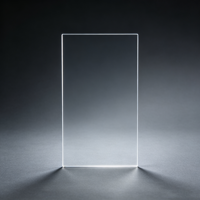 Vente flash - Feuille acrylique transparente anti-traces de doigts, dimensions personnalisées, protection d'écran tactile de voiture, plaque PMMA