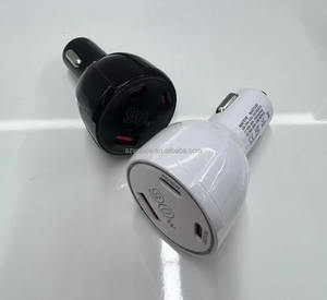 90w usb + <span class=keywords><strong>2</strong></span> प्रकार-सी फास्ट कार चार्जर <span class=keywords><strong>3</strong></span> पोर्ट qc3.0 सुपर फास्ट चार्जिंग 90w यूएसबी सी डी फास्ट चार्जिंग 90w यूएसबी सी डी फास्ट चार्जिंग - Product Image 2