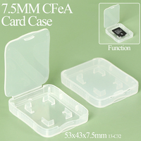 Пластиковый футляр YUZMEI для SD-карт, карт CF Express, карт TF, карт XQD, держатель для карт памяти, кейс для переноски карт CF Express A