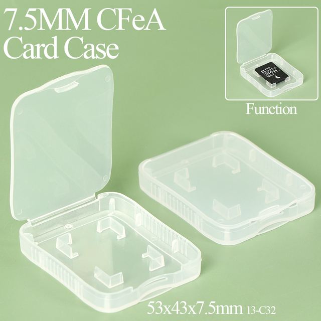 YUZMEI Plastic SD Card Case  CF Express Card Case TF Card Case XQD Card Holder Memory Card Carrying Box CF Express a Card Holder