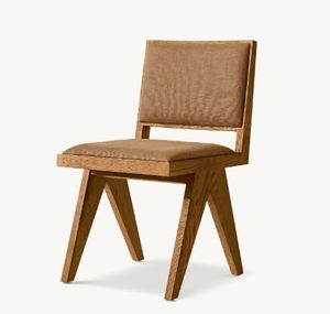 Sillas Modernas para Sala de Estar, Silla de Comedor con Marco Jakob y Tapicería de Tela, Sillas de Comedor de Madera - Product Image 1