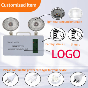 Lampe de secours LED Tuoming haute luminosité, rechargeable sur batterie, avec deux spots lumineux - Product Image 3