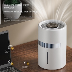 Cool-Mist Impeller Humidifier 2.0L 500W Medium Compact No Mist Evaporative <b>Air</b> Humidifier Filter USB-Powered Low Noise Night - Product Image 3