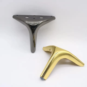 Pieds de table et de <span class=keywords><strong>canapé</strong></span> en alliage chromé, durables, pour mobilier de bureau, salon, chambre, salle à manger, hôpital, cuisine - Vente chaude - Product Image 2