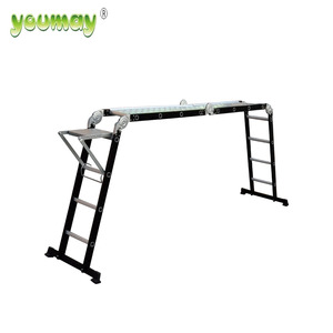 <span class=keywords><strong>Escalera</strong></span> Multiusos Simple <span class=keywords><strong>de</strong></span> <span class=keywords><strong>Aluminio</strong></span>, <span class=keywords><strong>16</strong></span> Peldaños, Plegable, <span class=keywords><strong>Precio</strong></span> Directo <span class=keywords><strong>de</strong></span> Fábrica - Product Image 4