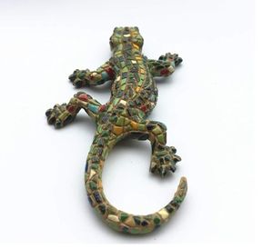 Imán de nevera de resina 3D <span class=keywords><strong>Mosaico</strong></span> Gecko <span class=keywords><strong>Barcelona</strong></span> España colección souvenirs - Product Image 2