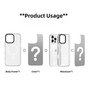 Từ trường hợp điện thoại cho <span class=keywords><strong>Iphone</strong></span> 17 14 Pro Max Snap thiết kế hoán đổi cho nhau trở lại bao gồm chống xước điện thoại di động trường hợp - Product Image 4