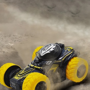 Coche de Juguete para Niños, con Movimiento por Fricción, Acrobacias, Todoterreno, Plástico Ecológico ABS, Amarillo - Product Image 3