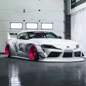 Kit de carrocería ancha estilo LB, alerón delantero y trasero, faldones laterales, adecuado para Toyota For Bull Demon King A90 A91 - Product Image 2