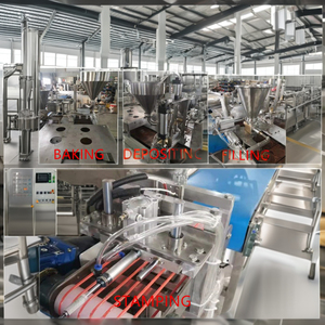 เครื่องทำแซนด์วิชเค้กโดรายากิแพนเค้กอัตโนมัติ ได้รับการรับรองมาตรฐาน CE ใหม่ ผลิตได้ปริมาณมาก ผลิตได้สูงสุด 12 ชิ้น - Product Image 2