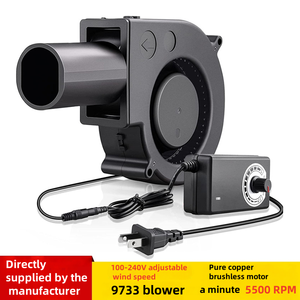 <strong>OEM</strong> 9733 Turbo <strong>Blower</strong> 1.2A 12V DC Large <strong>Air</strong> Volume Heating Waste Oil Wood Stove <strong>Fan</strong> Speed Controller - Product Image 2