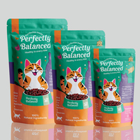 Sachet Doypack Personnalisé avec Logo Imprimé, Finition Mate, Qualité Alimentaire, pour Emballage avec Fermeture Éclair Réutilisable pour Aliments pour Animaux