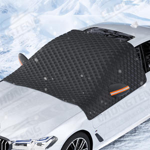 Protector de nieve para coche, media cubierta impermeable y anticongelante para protección del parabrisas en invierno, ajuste universal - Product Image 1