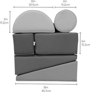 Ensemble de blocs de construction pour tout-petits, crèche, école maternelle, pour bébés et enfants de 9 mois à 5 ans - Product Image 4