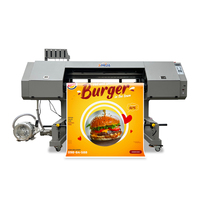 Imprimante hybride UV grand format Siheda 80 cm, imprimante à jet d'encre UV LED pour bannières flexibles en vinyle