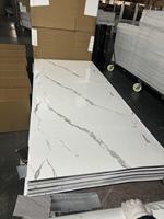 Carreaux muraux en marbre 3D auto-adhésif imperméable en mousse Pe 3d Papier peint adhésif PVC 30*60 en marbre