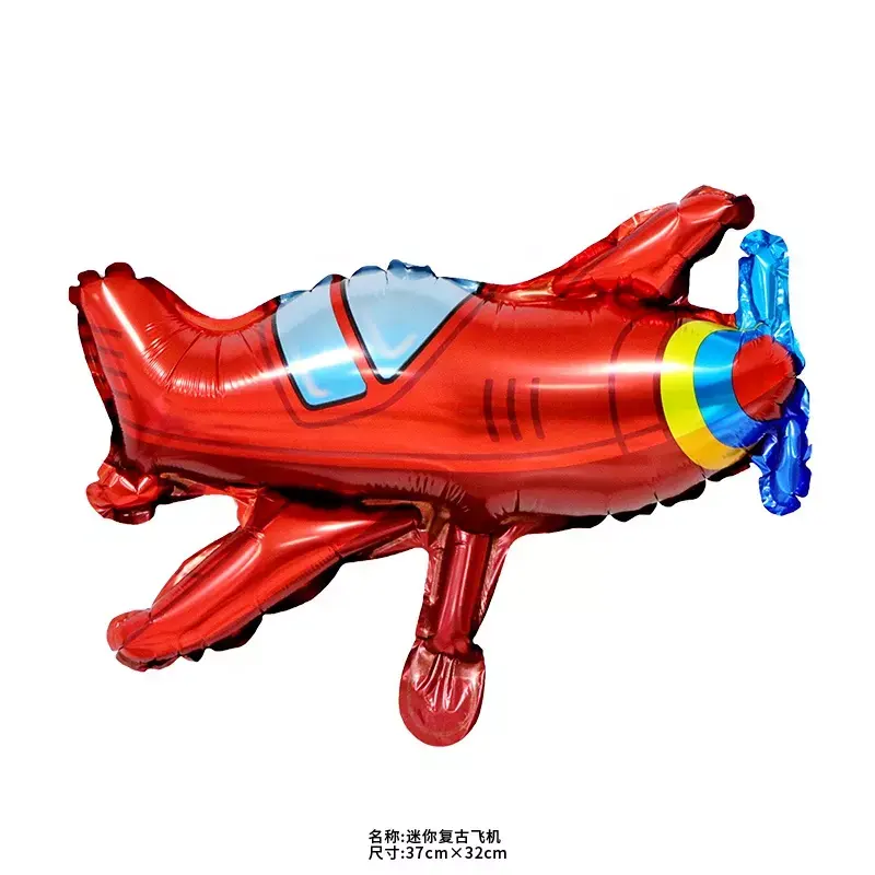لعبة طائرة طائرة نفخ احباط بالون مملوء بالهليوم الاطفال لعبة عيد ميلاد سعيد حزب الديكور