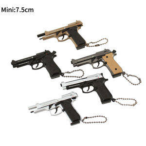 Nhà Máy Giá 7.5 cm Kích thước nhỏ Beretta 92F kim loại súng Keychain súng mô hình kim loại tháo gỡ đồ chơi Keychain quyến rũ - Product Image 2