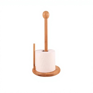 B.S. INTERNATIONAL BS-0250 Porte-serviettes en bois étanche de style américain unique, organisateur écologique sur pied pour hôtel - Product Image 3