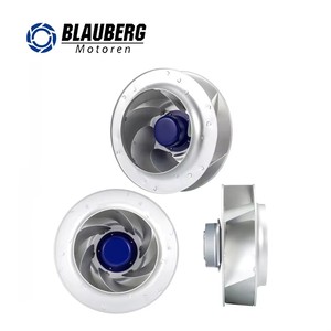 Ventilateur centrifuge Blauberg 230V IP55 HVAC à faible bruit, sans balais, en alliage d'aluminium <span class=keywords><strong>EC</strong></span>, courbe arrière, avec support OEM - Product Image 1