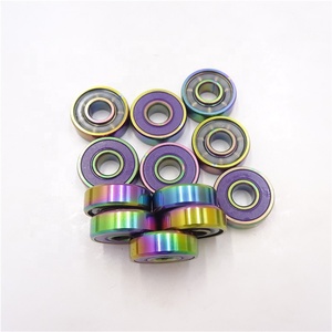Rolamento de Skate de Alta Precisão ABEC9 <span class=keywords><strong>608</strong></span> Rolamento de Esfera Colorido Arco-Íris para Skateboard - Product Image 2